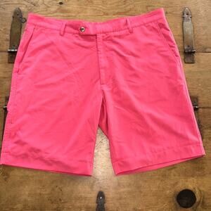 Men's F&G Tech Shorts Salmon Size 38